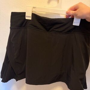 lululemon athletica Black Workout Skort